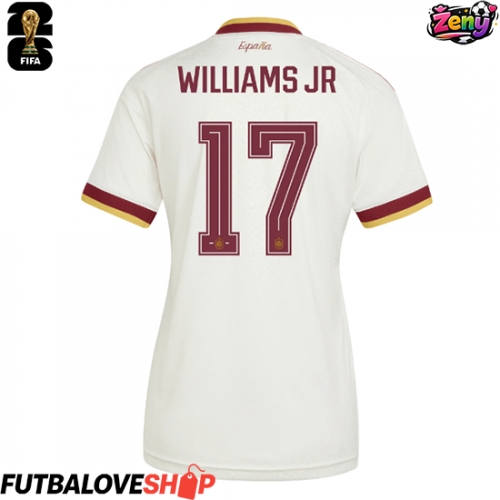 Dres Španielsko Nico Williams #17 Preč pre Ženy MS 2026 Krátky Rukáv